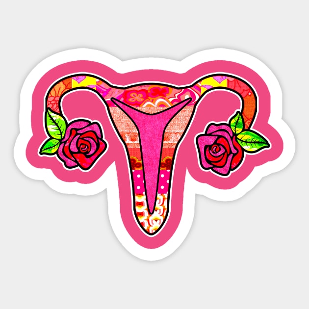 Ultra Cute Uterus Sticker by artbyomega